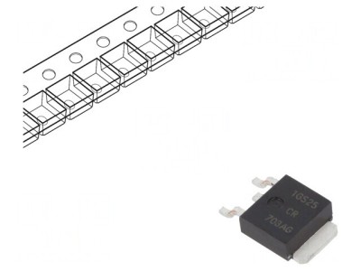 Tiristor 100V 4A DPAK SMD Rola/Banda foto