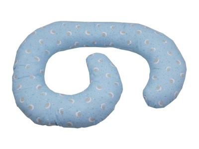Perna De Alaptare Multifunctionala MyKids Cat on Moon Blue foto