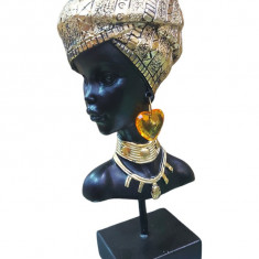 Statueta Decorativa, Africana, Auriu, 23 cm, LY240X