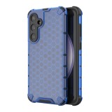 Husa antisoc compatibila samsung galaxy s23 fe, honeycomb airbag, albastru