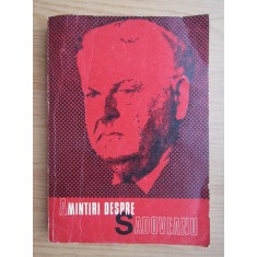 Ion Popescu Sireteanu - Amintiri despre Sadoveanu