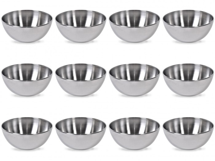 Set boluri, 12 piese, 1.8 l, Metal, Argintiu