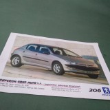 Cumpara ieftin PLIANT/BROSURA AUTO PEUGEOT 206