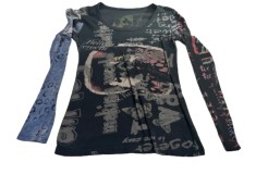 Bluza dama cu maneca lunga , marimea S , model Desigual