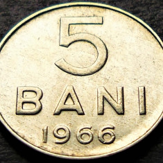 Moneda 5 BANI - RS ROMANIA, anul 1966 * cod 5383