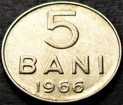 Moneda 5 BANI - RS ROMANIA, anul 1966 * cod 5383 foto