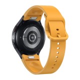 Cumpara ieftin Curea din silicon 20 mm, marca THD, pentru Galaxy Watch6/Classic, Galaxy Watch5/Pro, culoarea galben mustar