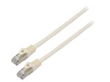 Cabluri patch F/UTP 6 litat CCA PVC alb 3m 26AWG, Lanberg