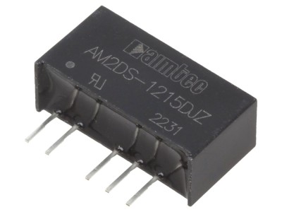 Convertor DC/DC 2W 12V la +/-15V foto