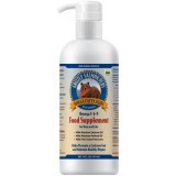 Ulei de Somon Salbatic &amp; Pollock Grizzly pentru Caini, 474ml - Omega 3 EPA DHA, Piele si Blana Sanatoasa, Sistem Imunitar Puternic