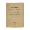Al. Lahovari, Discurs Senat 1891, Bucuresti, Tipografia C. C. Savoiu, Carte Veche, Bibliofilie, 80 p.