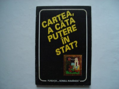 Cartea, a cata putere in stat? - Tudor Nedelcea foto