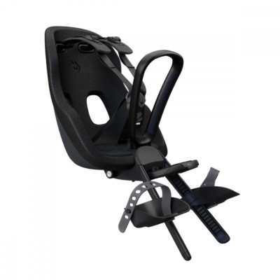Scaun pentru copii, Thule Yepp Nexxt 2 Mini Midnight Black Front mounted, cu montare pe bicicleta in fata foto