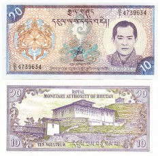 Bhutan 10 Ngultrum 2000 P-22 UNC