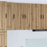 vidaXL Dulap de bucătărie 2 pcs Stejar Artizanal 30 x 31 x 80 cm 885024