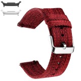 Curea material textil, compatibila cu Samsung Galaxy Watch9 44mm/40mm, Samsung Galaxy Watch 8 44mm/40mm, Mahon Red