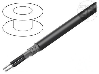 Cablu HELUTHERM 145 MULTI 2x0,75mm2 Litat Cu PO Negru foto