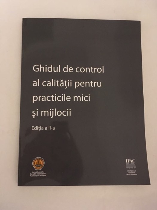 Ghidul de control al calității pentru practicile mici și mijlocii