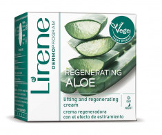 Crema regeneratoare LIRENE, cu efect de lifting si extract de aloe vera, pentru zi si noapte, 50ml foto