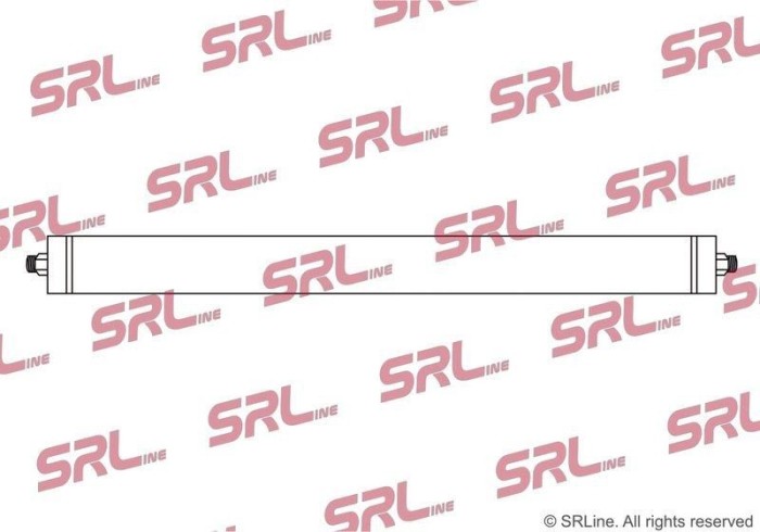 Radiator racire ulei motor, termoflot Mercedes Vito/Viano 14, motor: 2.1 CDI, 2.5 V6, 3.0 CDI, 3.2 V6, 3.5 V6, 3.7 V6, 650x55x16, SRLine, miez si