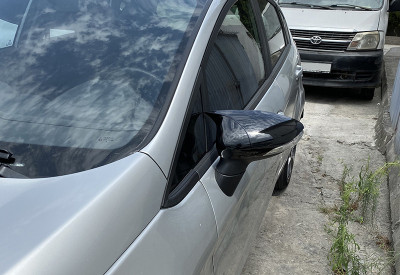 Capace oglinda tip BATMAN Ford Fiesta MK6 (2003-2017) negru lucios foto