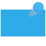Prelată piscină, albastru, 1000 x 600 cm, PE, dreptunghiular, vidaXL