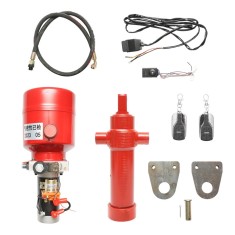 Kit hidraulic basculare 1 tona cu telecomanda 60VDC wireless 150 Bar, 0.8Kw, 150Bar pentru triciclu electric foto