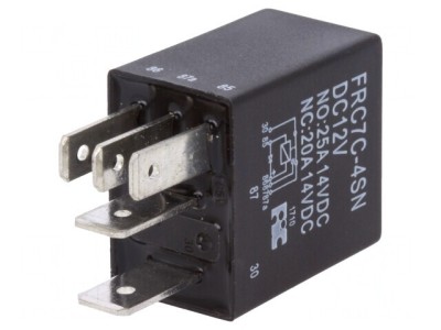 Releu Electromagnetic SPDT 12V 25A pentru Autovehicule foto