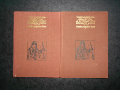 BIBLIOGRAFIA ANALITICA A CARTILOR POPULARE LAICE 2 volume (1976, ed. cartonata) foto
