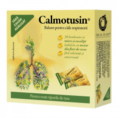 Calmotusin drops cu miere si eucalipt, 20 bucati, Dacia Plant