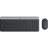 Kit tastatura si mouse LOGITECH Slim GRAPHITE 920-009204