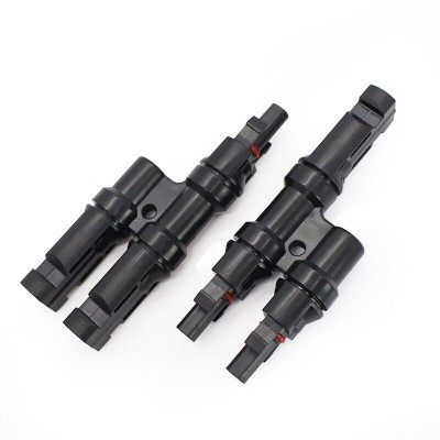 Set conectori tip MC4 splitter model T pentru panouri fotovoltaice foto