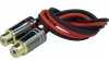 2 x conector RCA M cu fanta oblica de 8 ori, lipibil lungime: 26,5 mm Audio System CarStore Technology, Oem