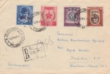 1954 Romania - Plic circulat cu seria completa Ziua Internationala a Femeii