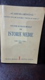 Studii si materiale de Istorie Medie Vol. XXII 2004