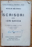 Scrisori catre Ion Ghica - Nicolae Balcescu
