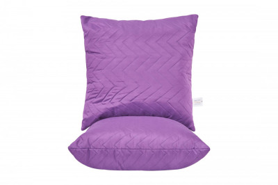 Set 2 Perne matlasate US, microfibra Purple Magic, 70x70 cm Relax KipRoom foto