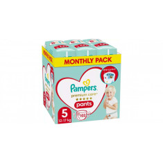 Pampers Premium Care Bugyipelenka havi Pelenkacsomag 12-17kg Junior 5 (102db)