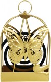 Suport pentru spirale de tantari Mecctuck, metal, auriu, 12.5 x 4 x 20 cm