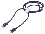 Cablu USB 2.0 Apple Lightning și USB C, 1m, High Speed, Baseus