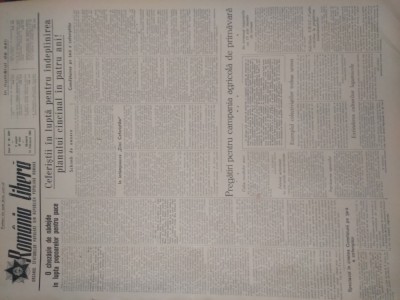 ZIAR ROMANIA LIBERA 14 FEBRUARIE 1953 foto