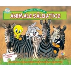 Animale sălbatice. Cartea mea cu puzzle-uri