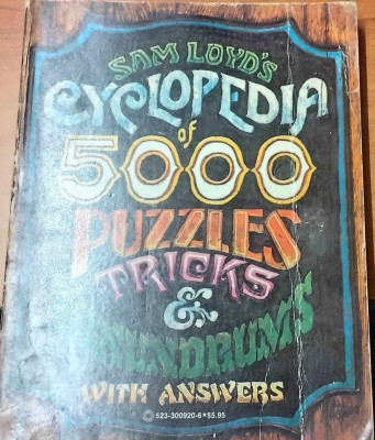 AS - SAM LOYD`S CYCLOPEDIA OF 5.000 PUZZLES, TRICKS AND CONUNDRUMS foto