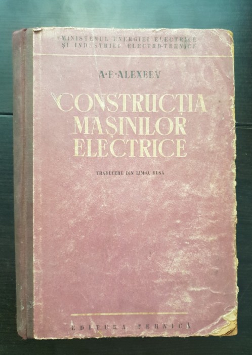 Construcția mașinilor electrice - A. E. Alexeev