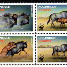 MOZAMBIC 2000, Fauna - WWF, serie neuzata, MNH
