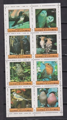 GUINEEA ECUATORIALA PASARI MI: - MNH foto