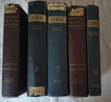 5 Volume din Lenin - Opere Complete - vol. 1,2,7,20,33