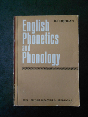 Dumitru Chitoran - English phonetics and phonology foto