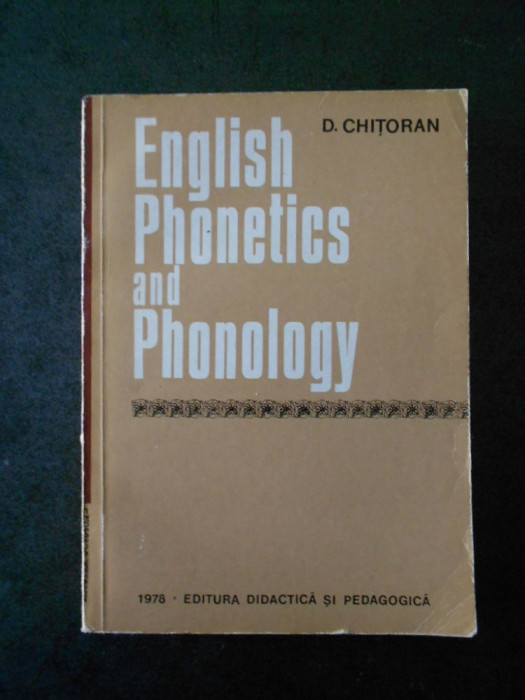 Dumitru Chitoran - English phonetics and phonology