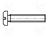 Surub M5, poliamida, 8mm, cap rotund, BOSSARD, 1402218